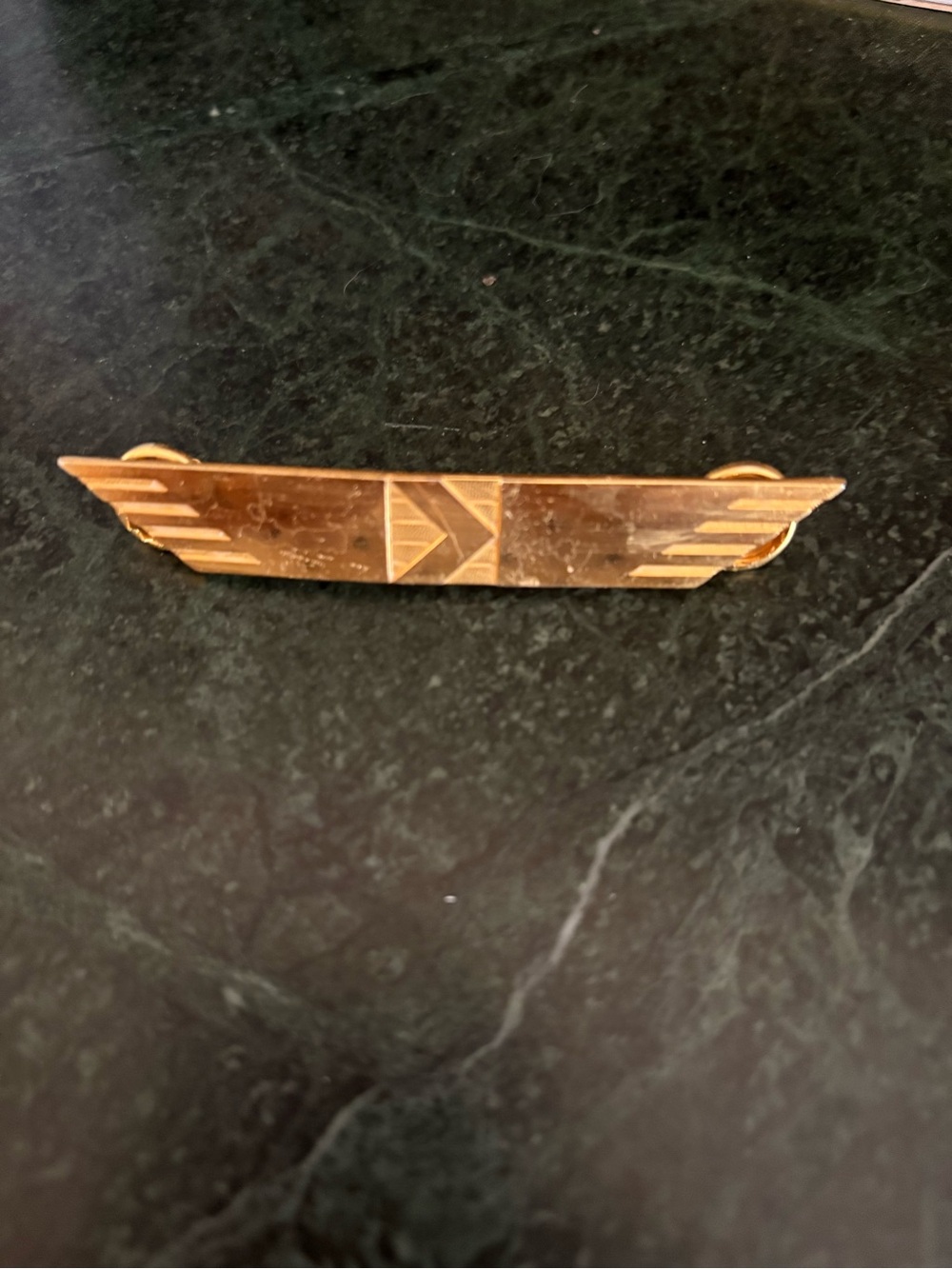 Vintage Canadian Airlines Uniform Wing Pin - 3" Crew Badge Collectible